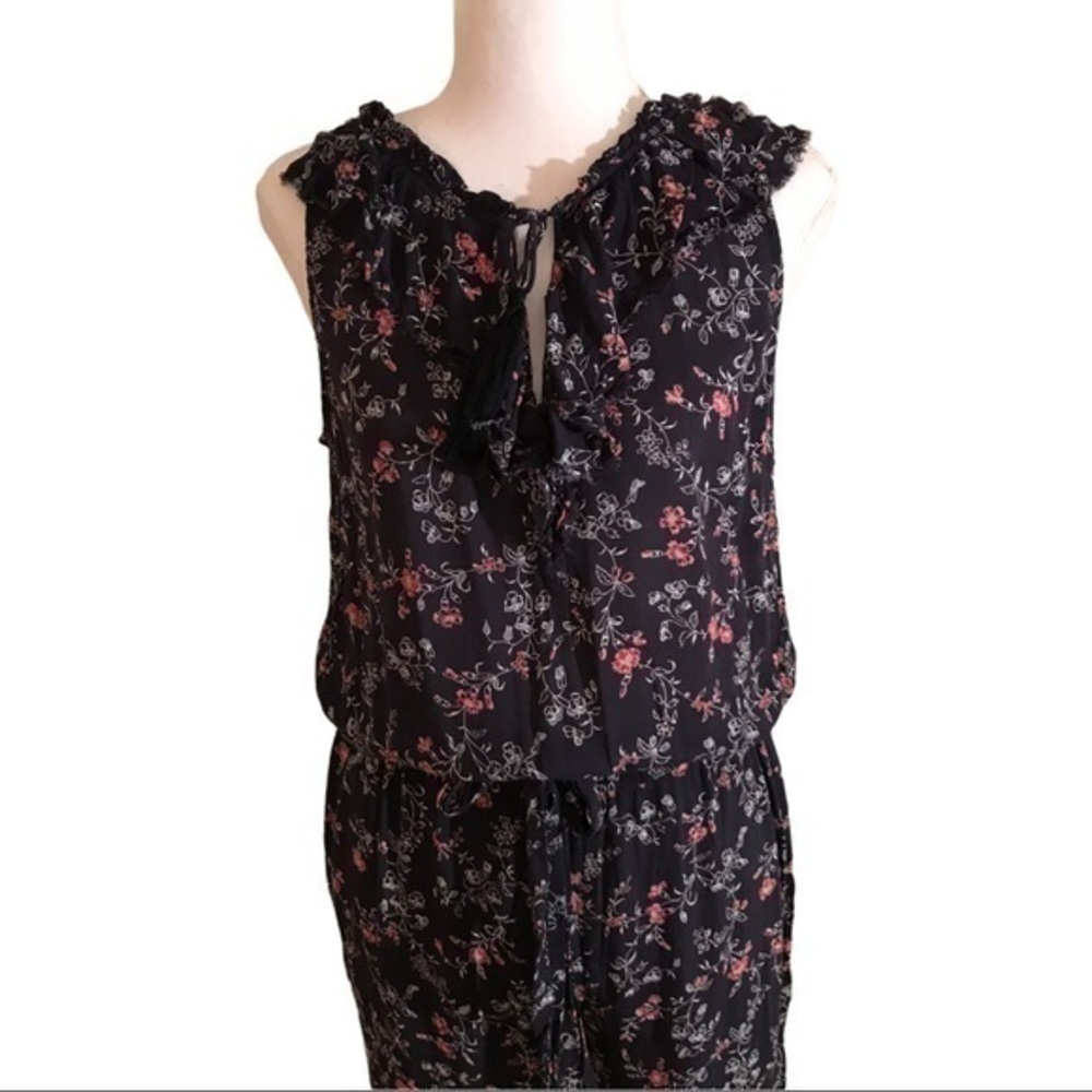 Paige Paletta Floral Primrose Cropped Jumpsuit View 4